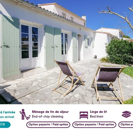 Jolie Maison Pour 4, Avec Jardin, A Casa de Férias Ars-en-Ré